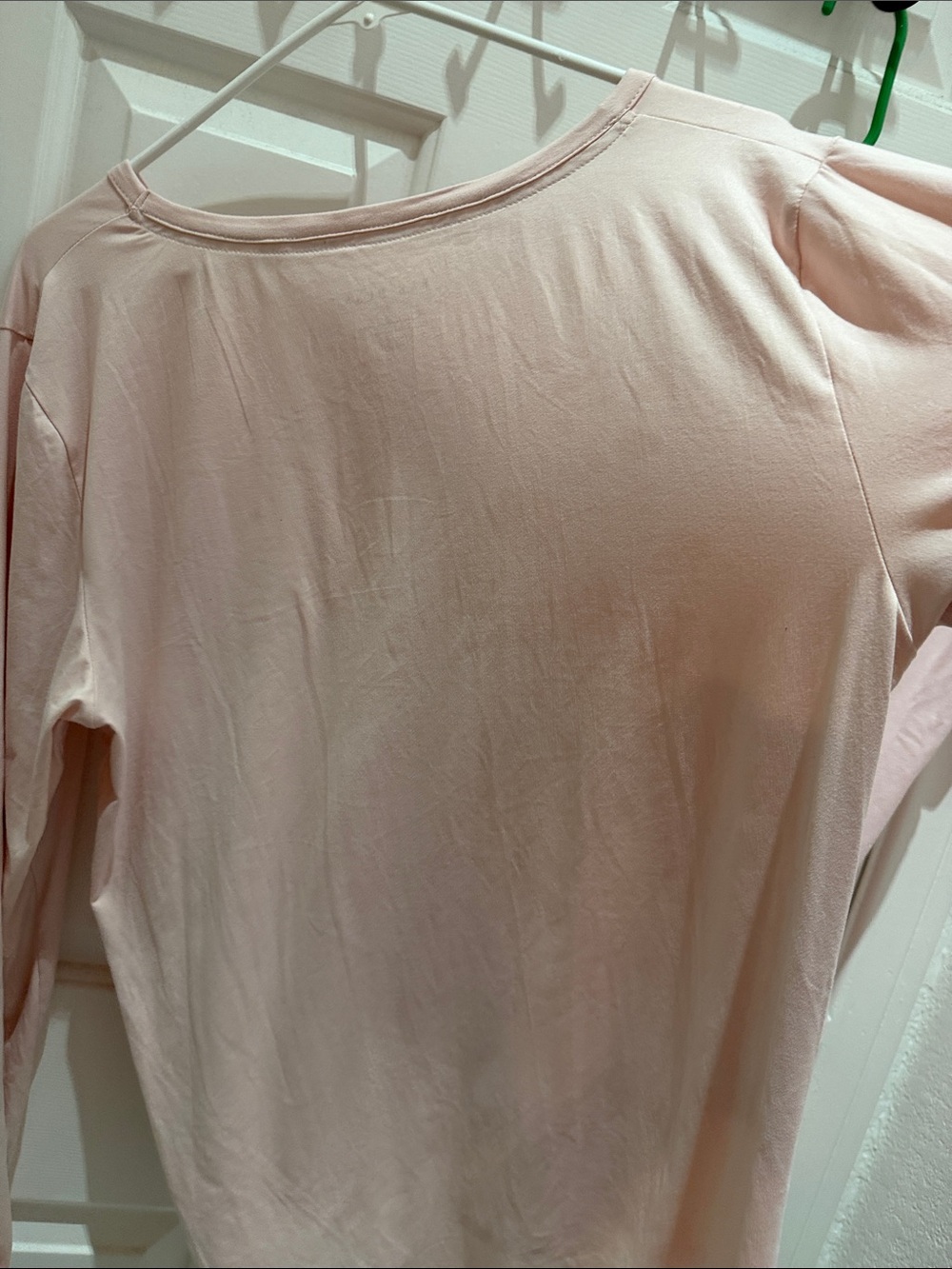 Rae Dunn Light Pink Long Sleeve Tee - "Need Coffee." - Picture 3 of 6